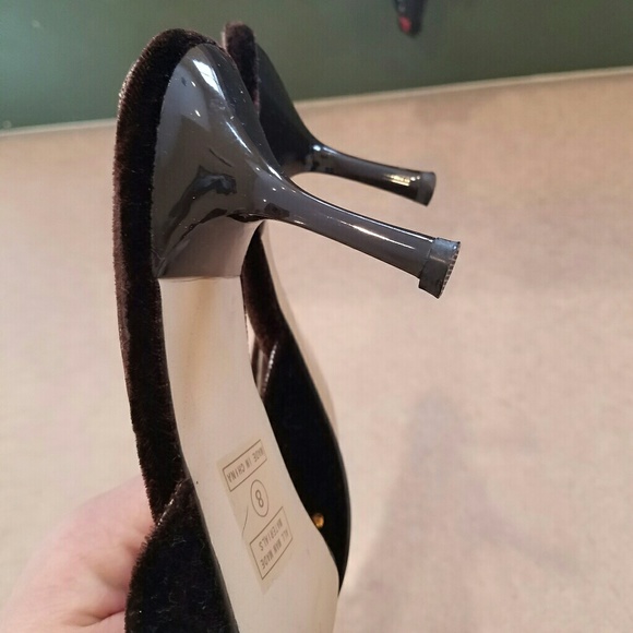 NWOT Passi/Passi Italian jeweled mules pointy toe - Picture 4 of 6